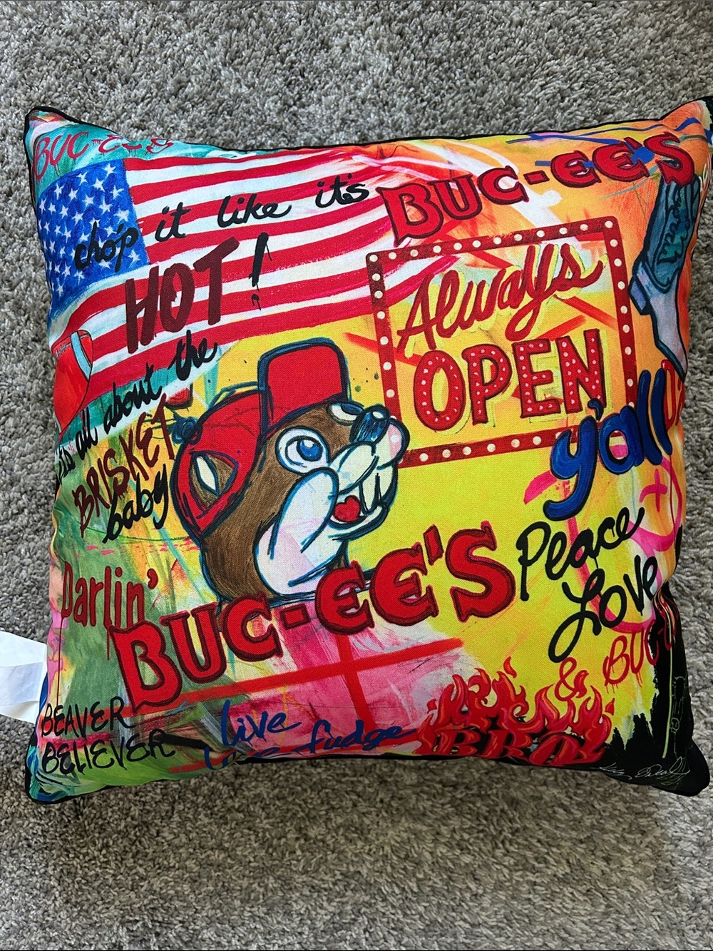 Alabama Buc-ee’s Pillow